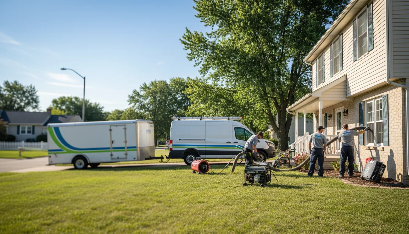 Flooded Basement Restoration And Cleanup With Repair in Jennings, KS near me